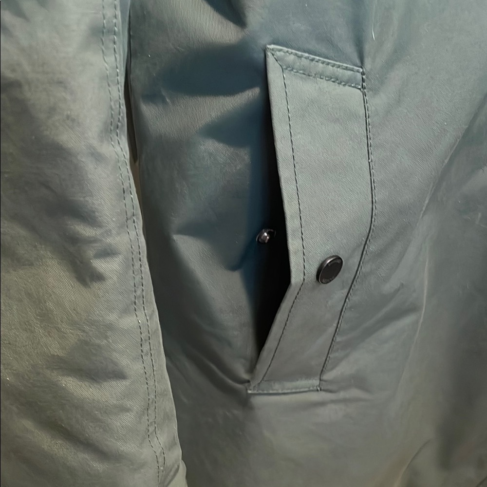 Samsoe Samsoe - Men's Green Hooded Jacket - Picture 4 of 12